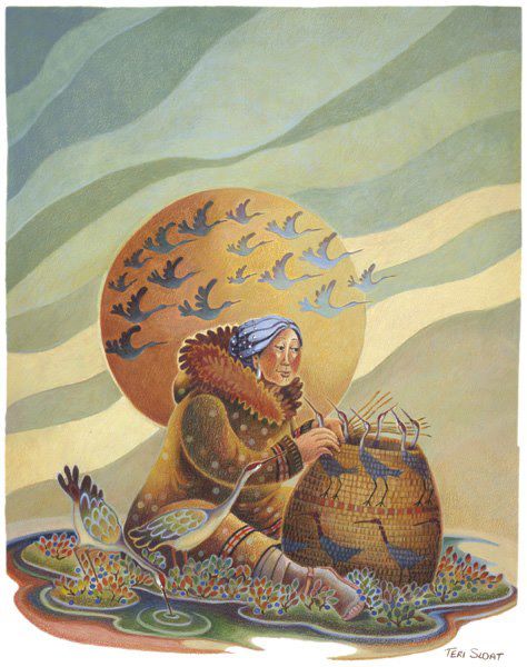 Crane Woman byTeri Sloat