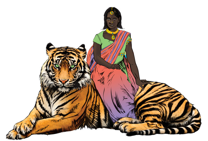 India's New Comic Book Hero Fights Rape, Rides On The Back Of A Tiger