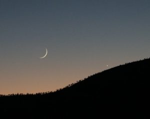 new moon with venus