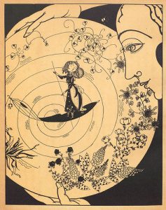 illustration for thumbelina by Hatsuyama Shigeru